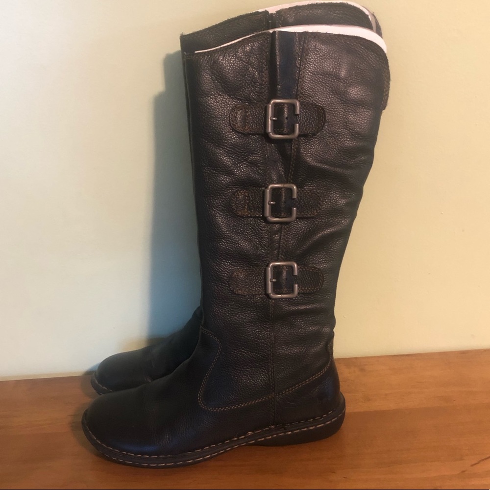 Born tall zip up boots